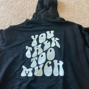 BRAND NEW Trendy Black Hoodie